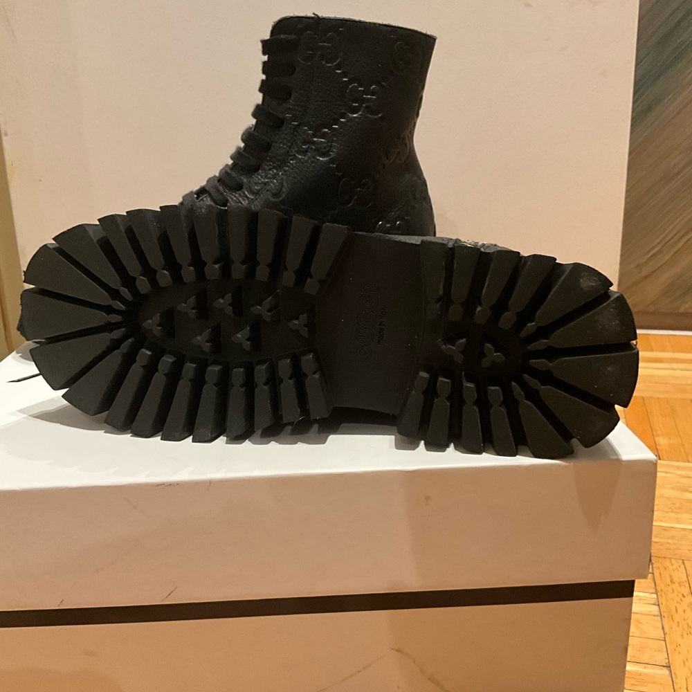 Gucci Black Leather Boots - Picture 2 of 4
